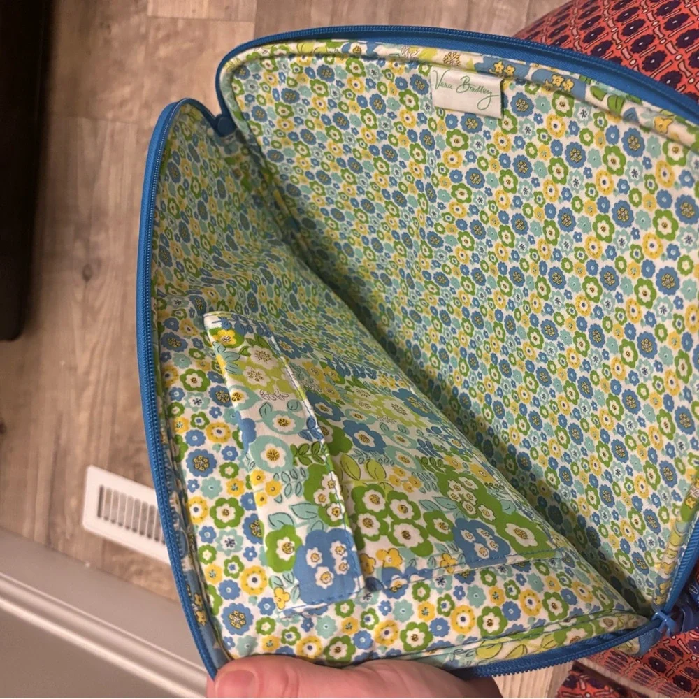 Vera Bradley Floral Laptop Sleeve - Blue, Green, Yellow